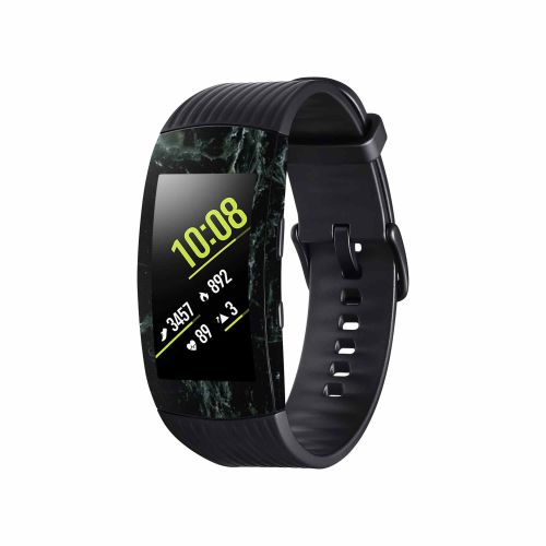 Samsung_Gear Fit 2 Pro_Graphite_Green_Marble_1